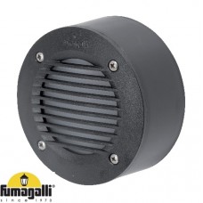 Φωτιστικό Επίτοιχο με Λάμπα LED 3W 230V 350lm CCT Ρητίνης Μαύρο IP66 Fumagalli ExtraLeti 100